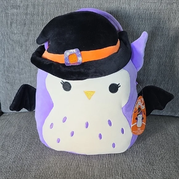Original Squishmallow Holly, Halloween Treat Pail, New - Picture 1 of 13